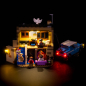Preview: LED-Beleuchtung-Set für LEGO® Liguster Weg 4 / 4 Privet Drive #75968